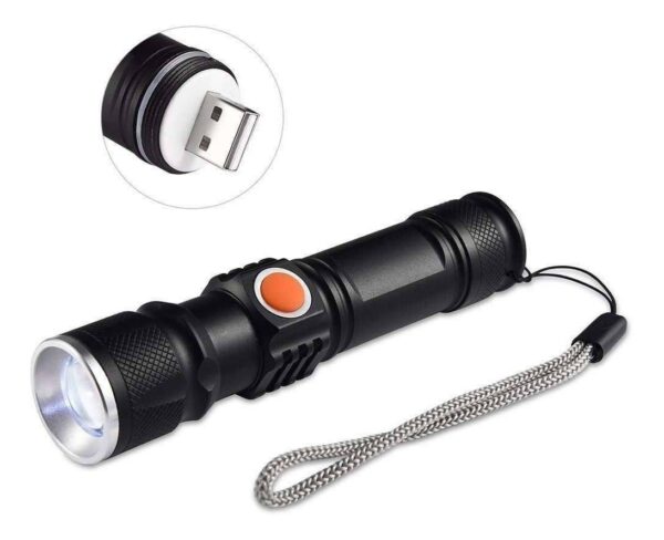 Lanterna Tatica 880000w Militar Longo Alcance T6 Usb - Image 2