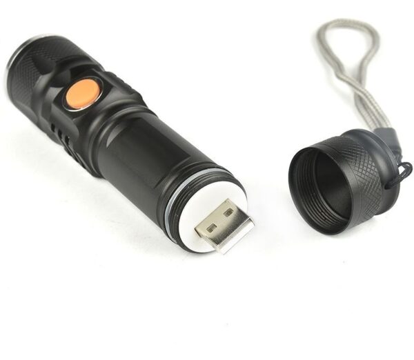 Lanterna Tatica 880000w Militar Longo Alcance T6 Usb - Image 6