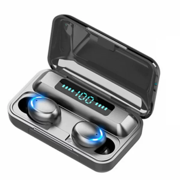 Fones de Ouvido TWS F9-5 Bluetooth, Fones Sem Fio Estéreo, Earbuds para Esportes, Headset com Ajudas Auditivas e Microfone para Uso em Mãos Livres. - Image 7