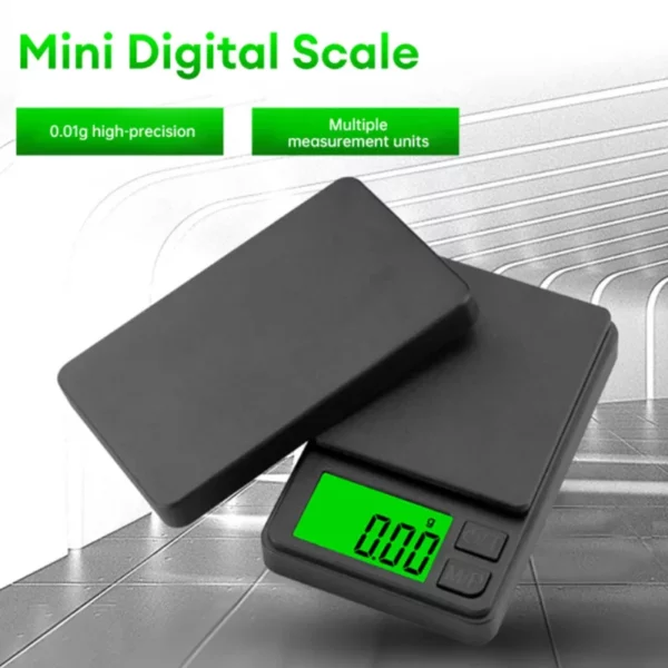 Balança de Precisão Portátil 1000g x 0.1g - Balança Digital para Gramas, Alimentos, Joias, Onças/Grãos com LCD Retro-iluminado - Mini Balança para Viagens - Image 11
